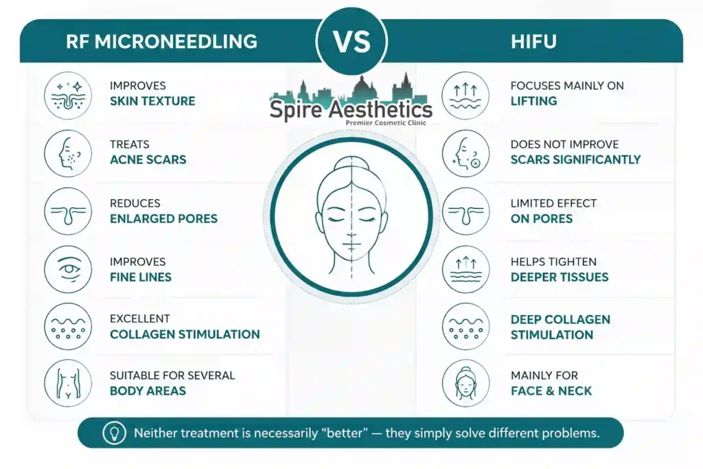 RF Microneedling vs HIFU: Which Treatment Gives Better Results Scottish?